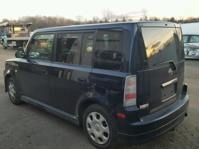 JTLKT334054028062 - 2005 TOYOTA SCION XB BLUE photo 3