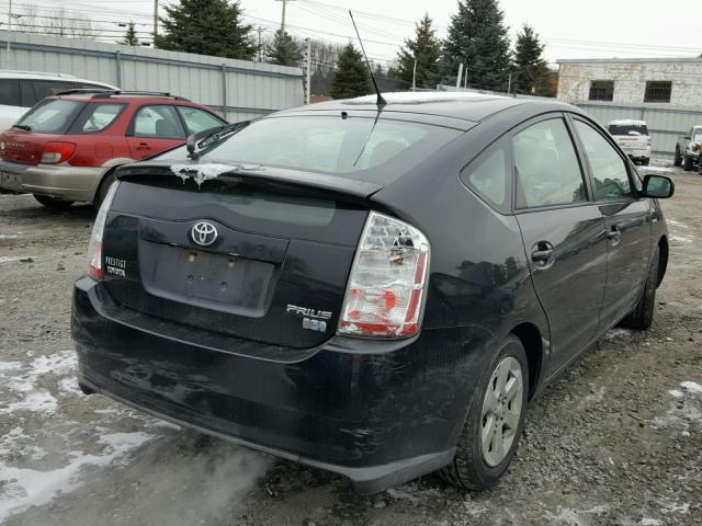 JTDKB20U077569045 - 2007 TOYOTA PRIUS BLACK photo 4