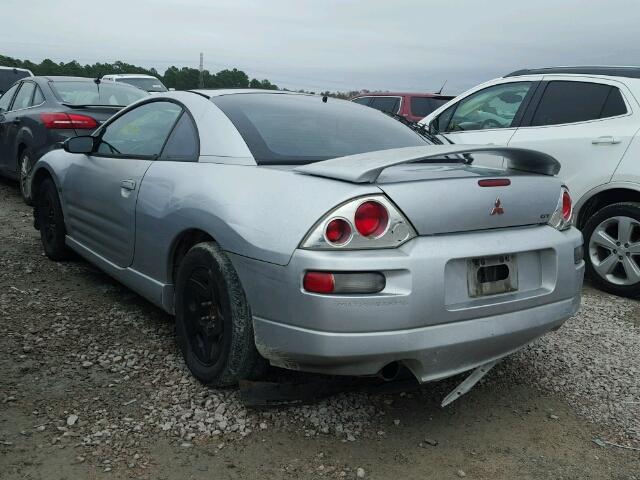 4A3AC54L2YE135263 - 2000 MITSUBISHI ECLIPSE GT SILVER photo 3