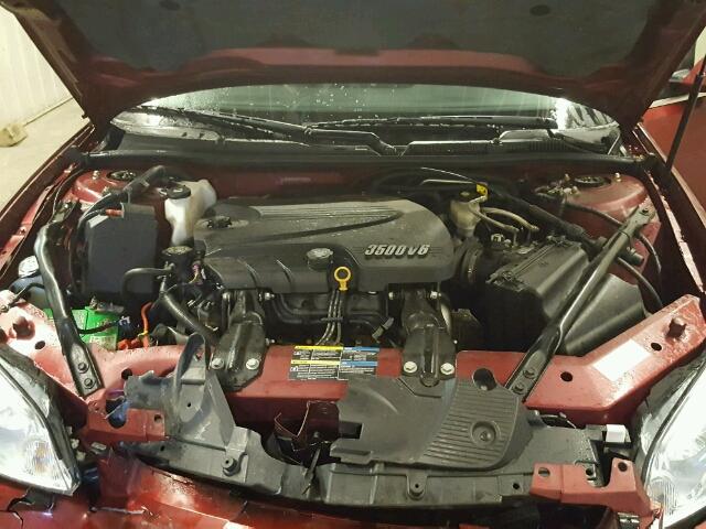 2G1WT57K591100319 - 2009 CHEVROLET IMPALA 1LT RED photo 7