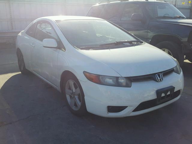 2HGFG12848H541799 - 2008 HONDA CIVIC EX WHITE photo 1