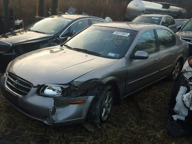 JN1CA31D51T802849 - 2001 NISSAN MAXIMA GXE GRAY photo 2