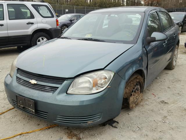 1G1AD5F52A7158351 - 2010 CHEVROLET COBALT 1LT GREEN photo 2