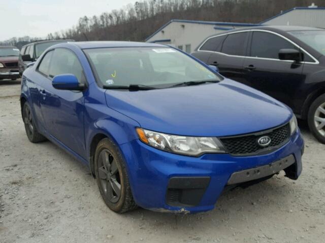 KNAFU6A22B5436630 - 2011 KIA FORTE EX BLUE photo 1