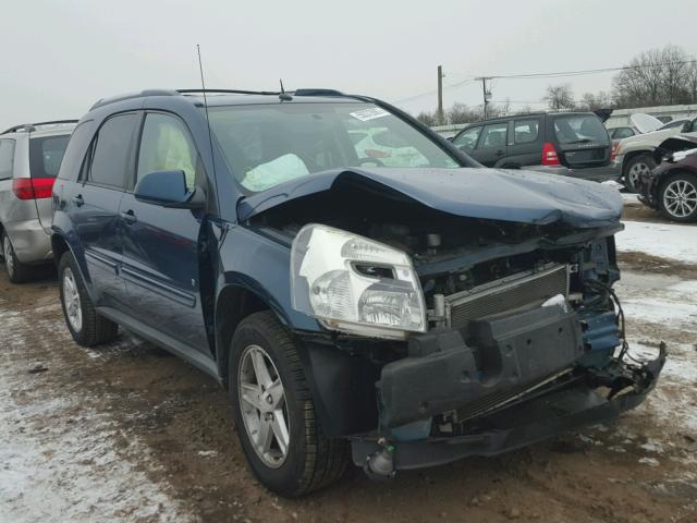 2CNDL73F066073074 - 2006 CHEVROLET EQUINOX LT BLUE photo 1