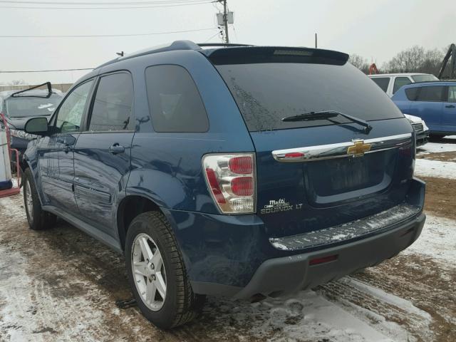 2CNDL73F066073074 - 2006 CHEVROLET EQUINOX LT BLUE photo 3