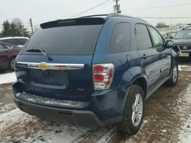 2CNDL73F066073074 - 2006 CHEVROLET EQUINOX LT BLUE photo 4