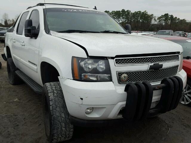 3GNFK12317G123059 - 2007 CHEVROLET AVALANCHE WHITE photo 1