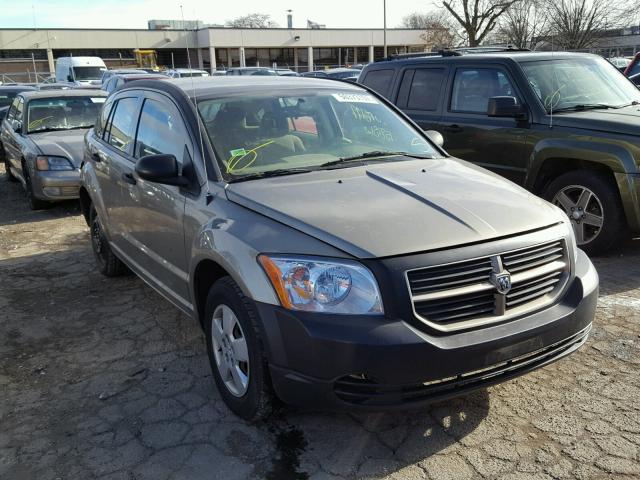 1B3HB28B27D301730 - 2007 DODGE CALIBER TAN photo 1