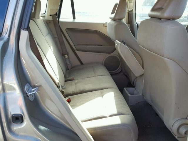 1B3HB28B27D301730 - 2007 DODGE CALIBER TAN photo 6