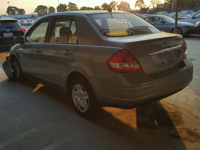 3N1BC1AP5AL377044 - 2010 NISSAN VERSA S GRAY photo 3