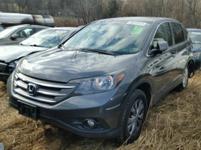 2HKRM4H57DH641562 - 2013 HONDA CR-V EX GRAY photo 2