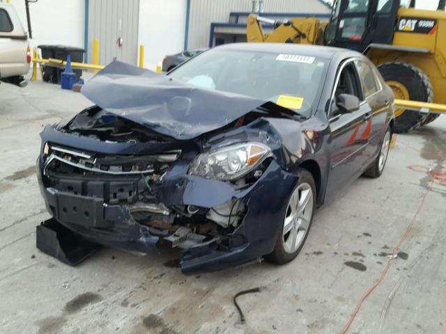 1G1ZB5E0XCF256373 - 2012 CHEVROLET MALIBU LS BLUE photo 2