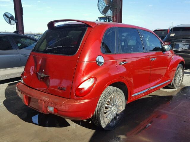 3A8FY78G86T251883 - 2006 CHRYSLER PT CRUISER RED photo 4