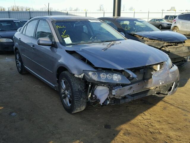 1YVHP84CX85M12534 - 2008 MAZDA 6 I GRAY photo 1