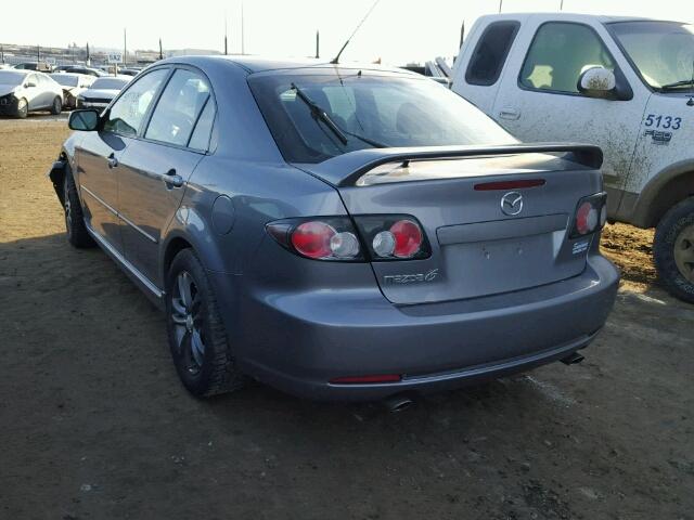 1YVHP84CX85M12534 - 2008 MAZDA 6 I GRAY photo 3