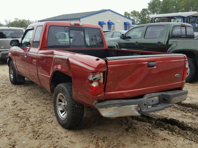 1FTYR14U02TA02022 - 2002 FORD RANGER SUP BURGUNDY photo 3