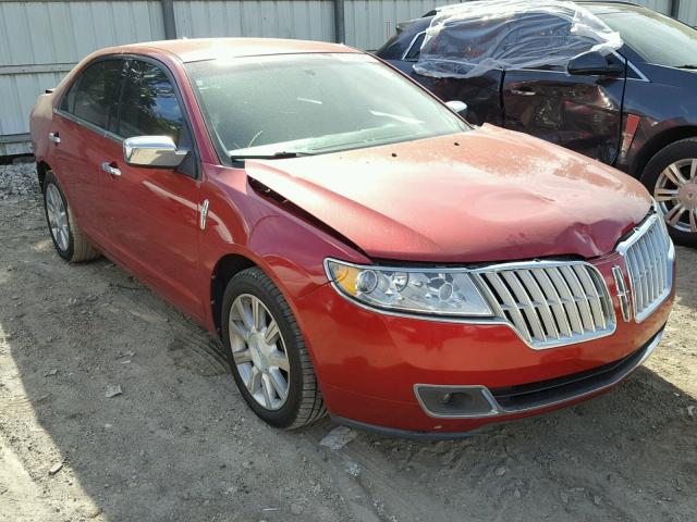 3LNHL2GC6BR767243 - 2011 LINCOLN MKZ წითელი ფოტო 1