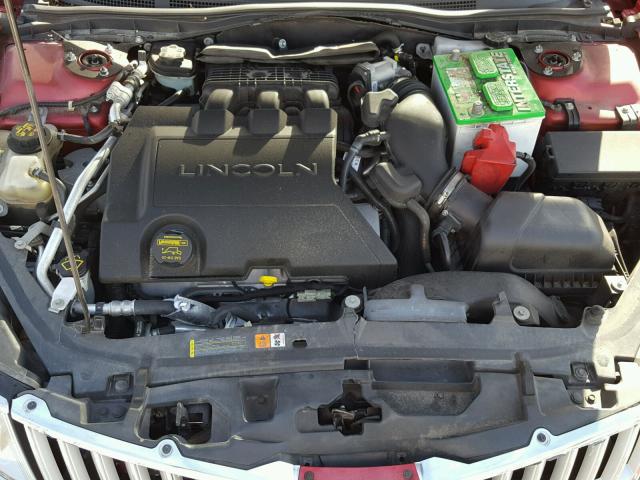 3LNHL2GC6BR767243 - 2011 LINCOLN MKZ წითელი ფოტო 7