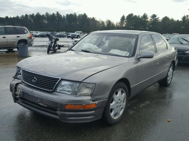 JT8UF22E0S0023316 - 1995 LEXUS LS 400 GRAY photo 2