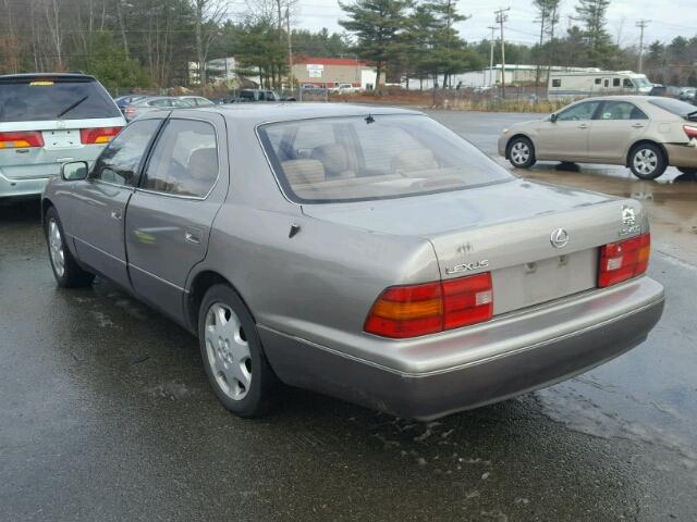 JT8UF22E0S0023316 - 1995 LEXUS LS 400 GRAY photo 3