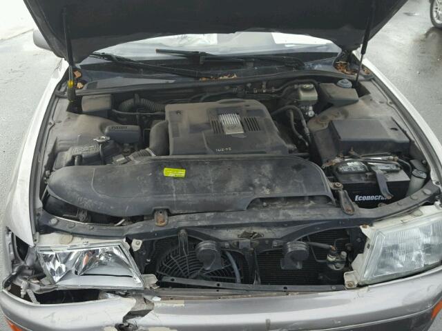 JT8UF22E0S0023316 - 1995 LEXUS LS 400 GRAY photo 7