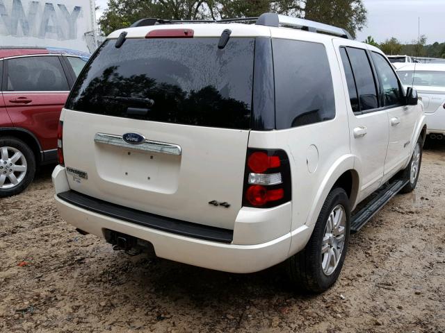 1FMEU75E87UA40431 - 2007 FORD EXPLORER L WHITE photo 4