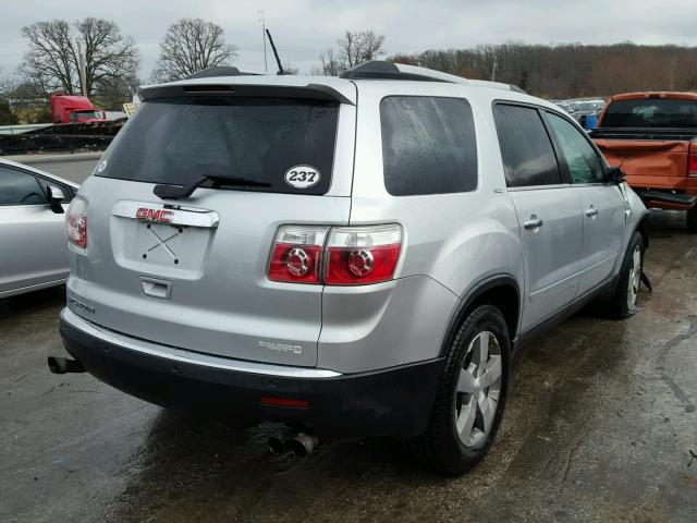 1GKKRRED6CJ310283 - 2012 GMC ACADIA SLT SILVER photo 4