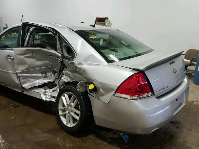 2G1WC5E35C1199209 - 2012 CHEVROLET IMPALA LTZ SILVER photo 10