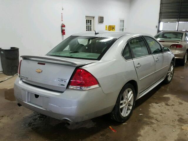 2G1WC5E35C1199209 - 2012 CHEVROLET IMPALA LTZ SILVER photo 4