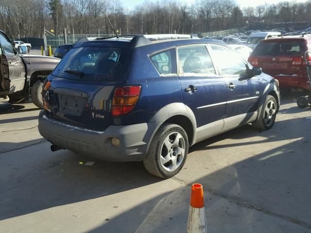 5Y2SM62823Z447447 - 2003 PONTIAC VIBE BLUE photo 4