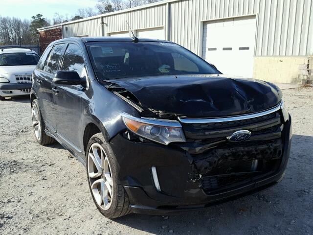 2FMDK3AKXDBA51471 - 2013 FORD EDGE SPORT BLACK photo 1