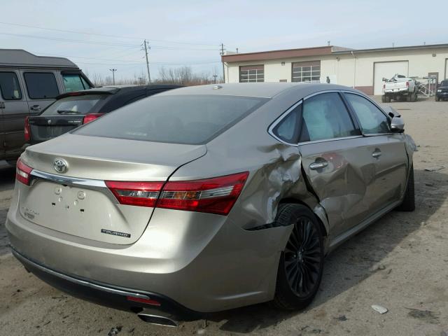 4T1BK1EBXGU226287 - 2016 TOYOTA AVALON XLE TAN photo 4