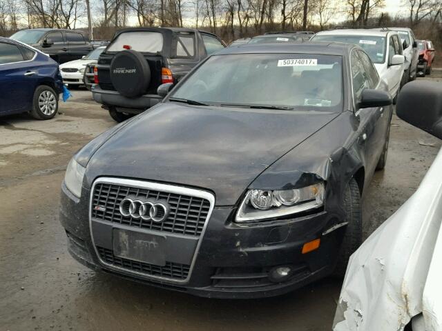 WAUDH74F48N139318 - 2008 AUDI A6 3.2 QUA BLACK photo 2