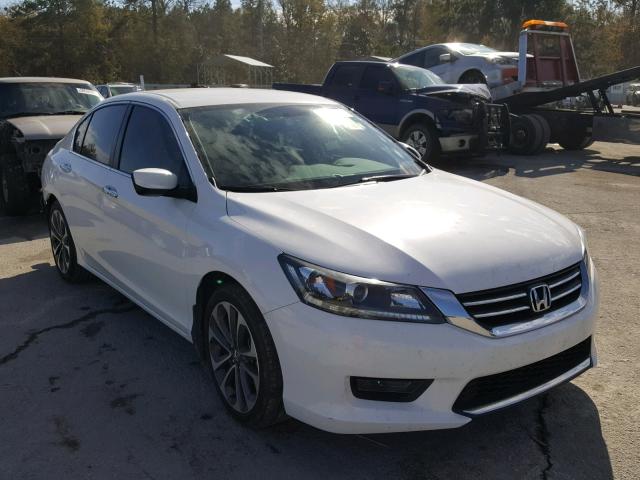 1HGCR2F57FA185508 - 2015 HONDA ACCORD SPO WHITE photo 1