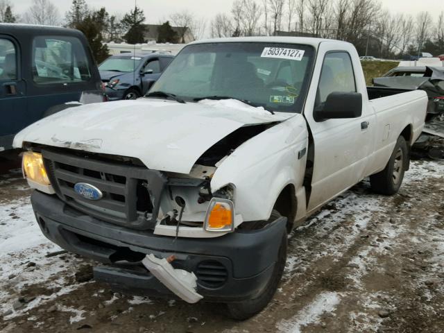 1FTYR10D09PA17550 - 2009 FORD RANGER WHITE photo 2