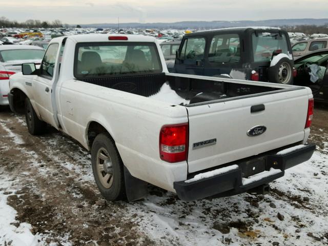 1FTYR10D09PA17550 - 2009 FORD RANGER WHITE photo 3