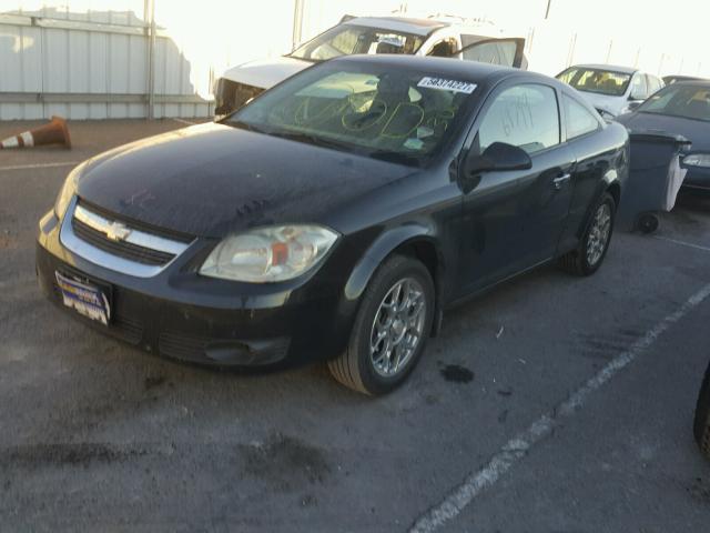 1G1AD1F5XA7143900 - 2010 CHEVROLET COBALT 1LT BLACK photo 2