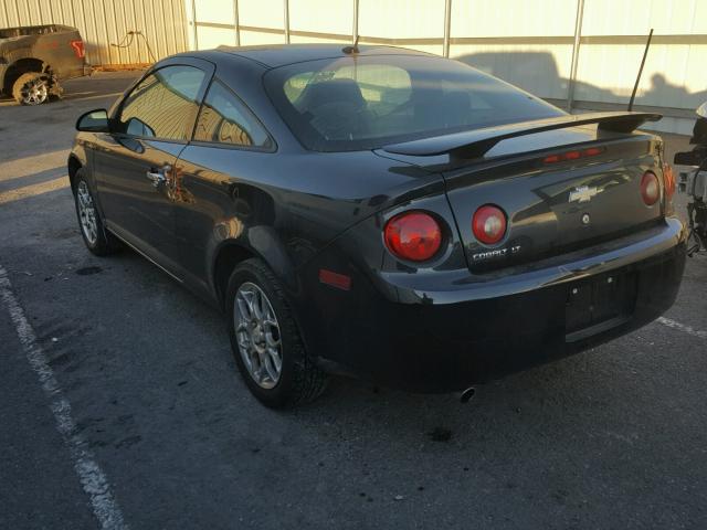 1G1AD1F5XA7143900 - 2010 CHEVROLET COBALT 1LT BLACK photo 3