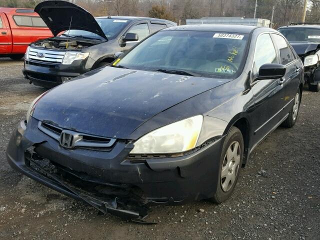 1HGCM56485A047742 - 2005 HONDA ACCORD LX BLACK photo 2