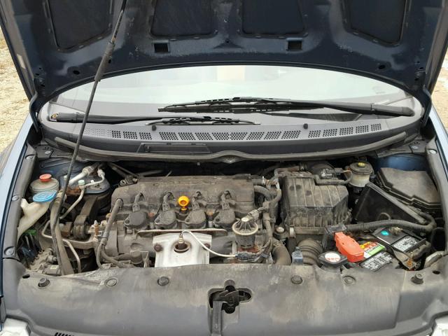 1HGFA16818L035507 - 2008 HONDA CIVIC EX ლურჯი ფოტო 7