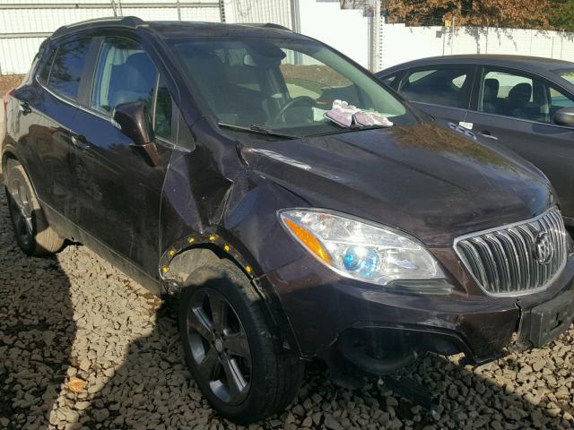 KL4CJFSB7EB519032 - 2014 BUICK ENCORE CON BROWN photo 1