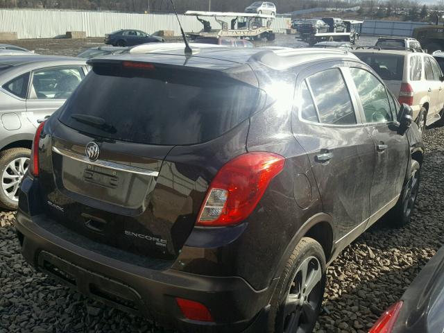 KL4CJFSB7EB519032 - 2014 BUICK ENCORE CON BROWN photo 4