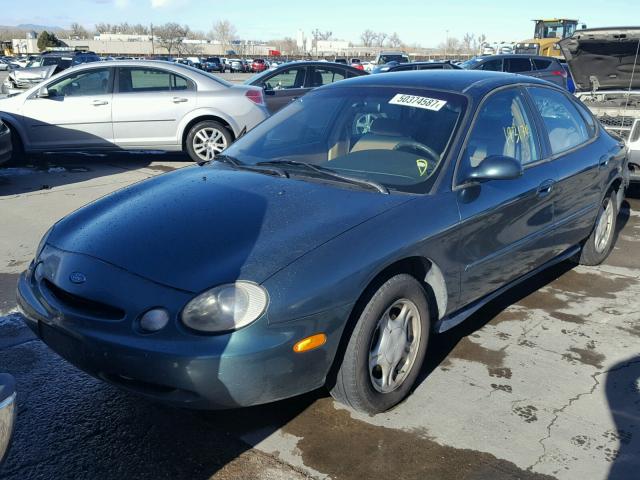 1FALP52U3TG282576 - 1996 FORD TAURUS GL GREEN photo 2