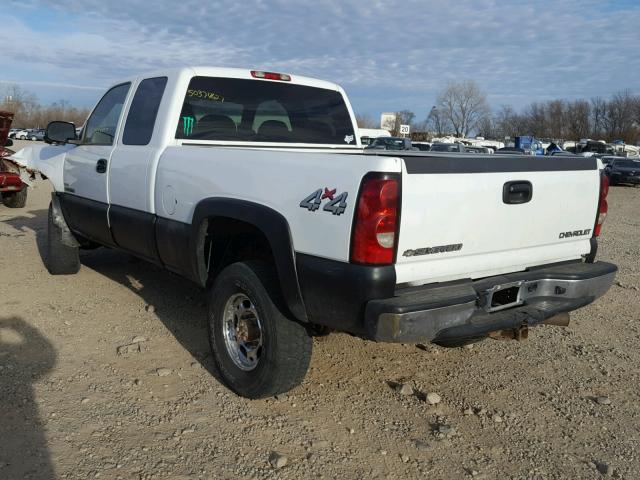 1GCHK29D76E208273 - 2006 CHEVROLET SILVERADO WHITE photo 3