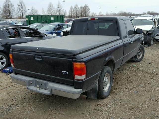 1FTYR14U4WTA55523 - 1998 FORD RANGER SUP BLACK photo 4