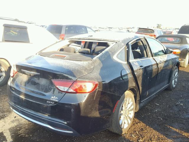 1C3CCCAB6GN154168 - 2016 CHRYSLER 200 LIMITE BLACK photo 4