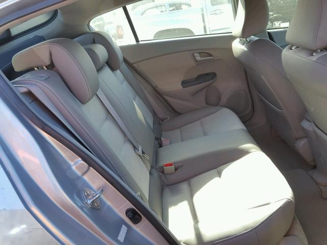 JHMZE2H78DS003906 - 2013 HONDA INSIGHT EX SILVER photo 6