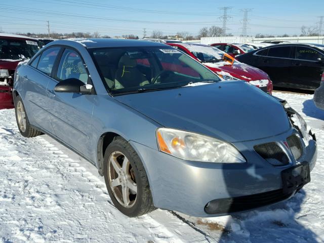 1G2ZG58N574237719 - 2007 PONTIAC G6 BASE BLUE photo 1