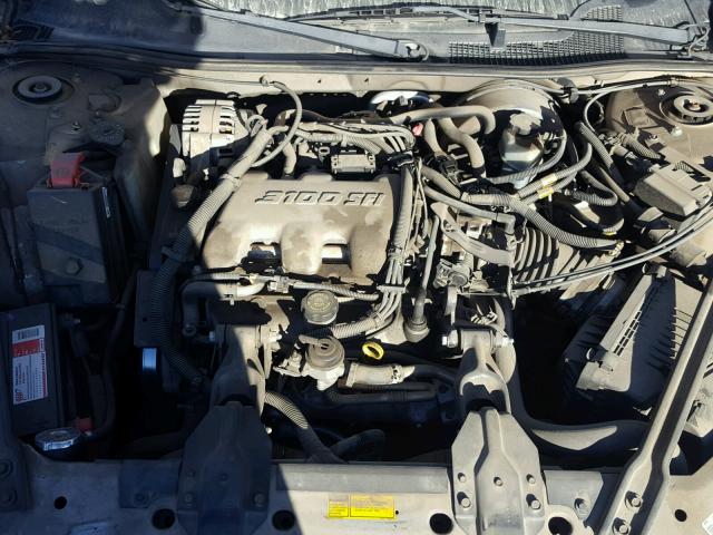 2G4WS52J3Y1137419 - 2000 BUICK CENTURY CU TAN photo 7